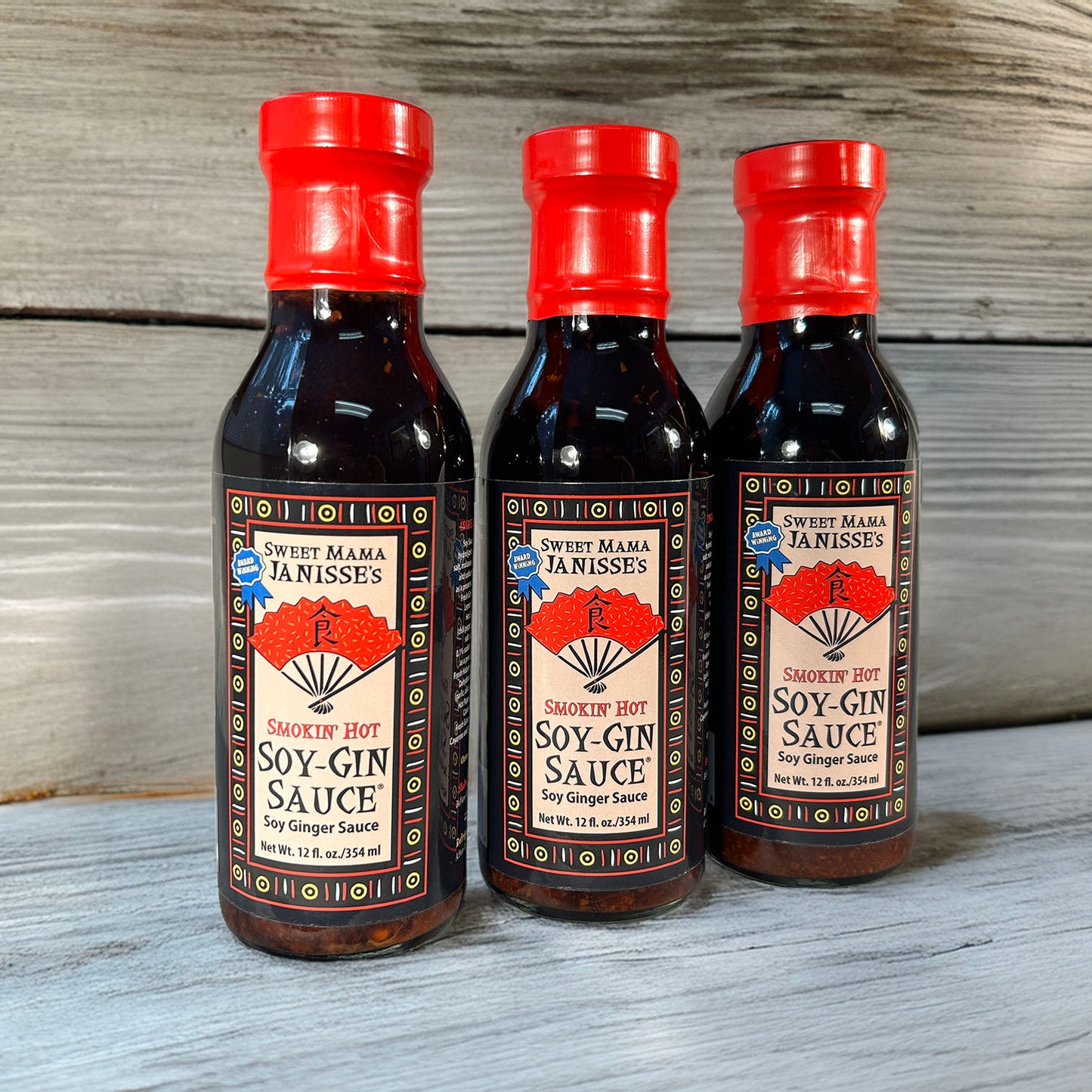 SMOKIN' HOT SOY-GIN SAUCE® (3-Pack)