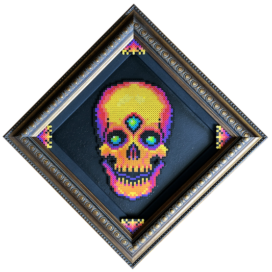 Fuse Bead Skull #2