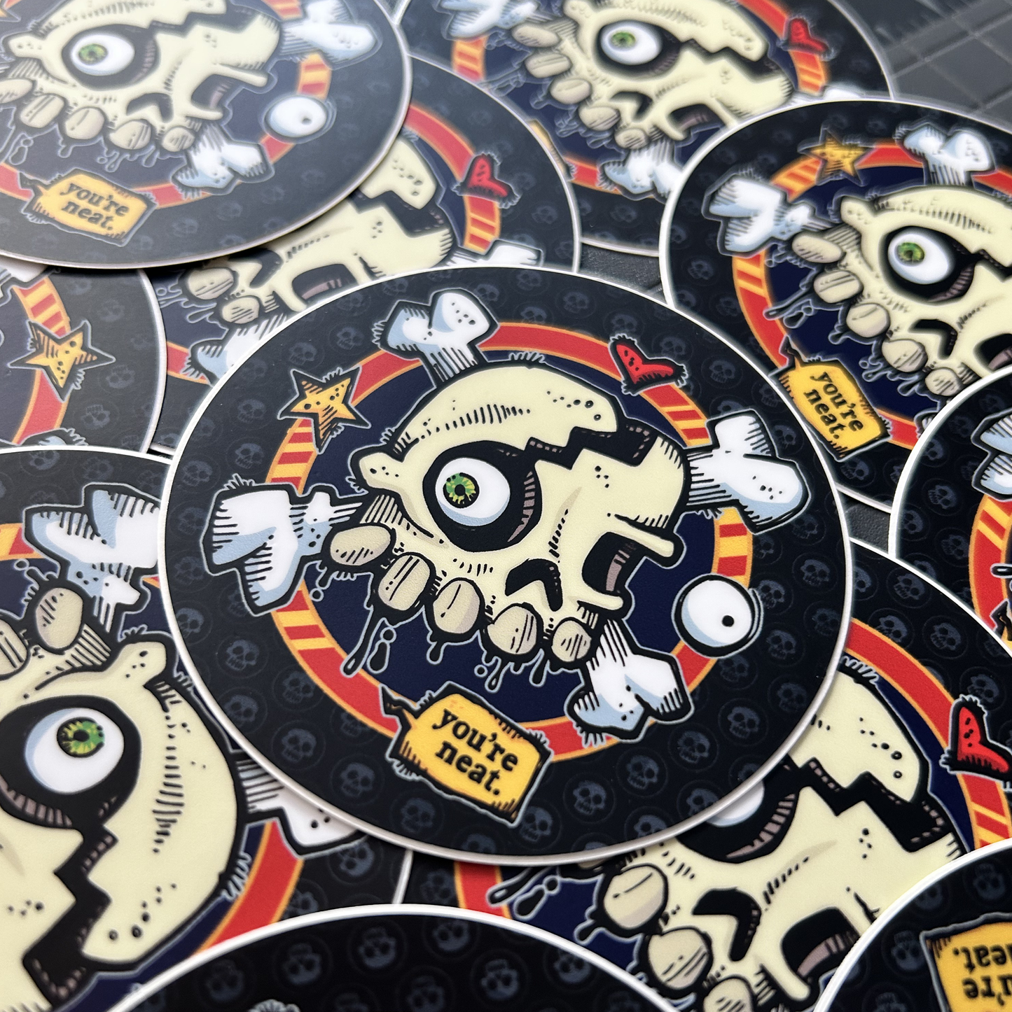 You're Neat (Black) 3" Round
