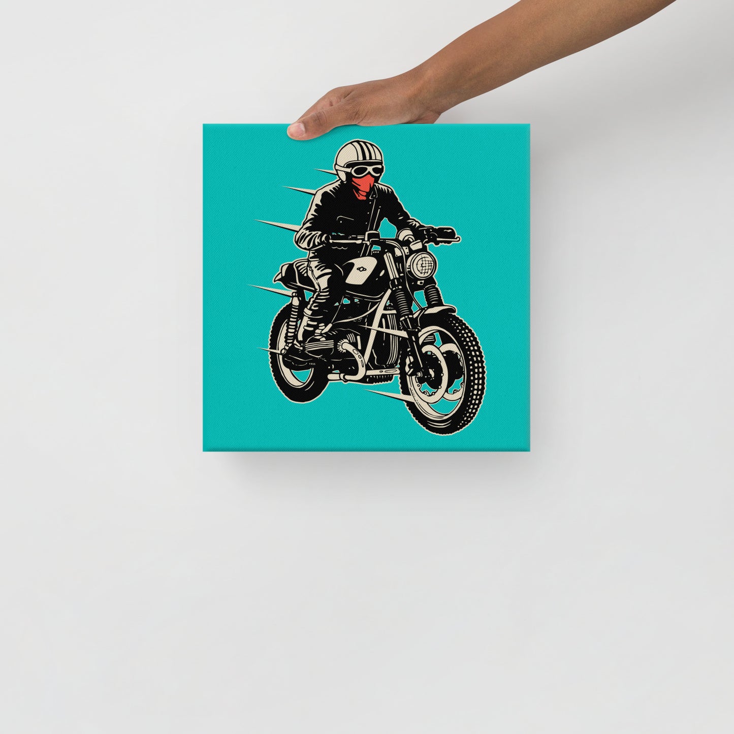 Masked Rider - 12x12 Canvas