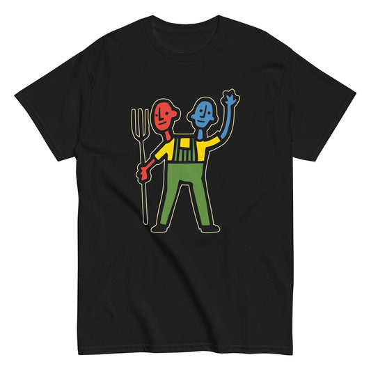 2-Headed Farmer {classic color} - Men's classic tee