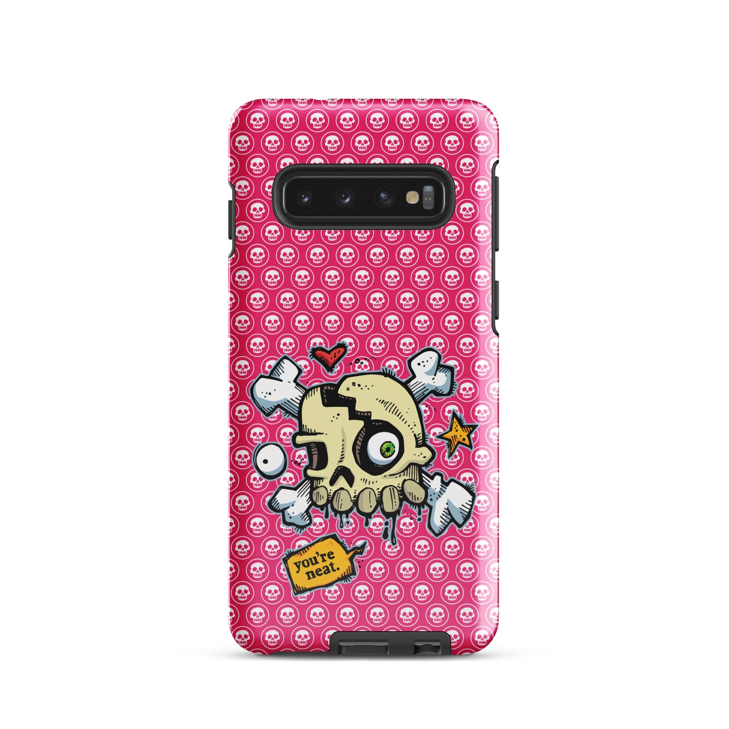 Tough case for Samsung® - PINK Skulls