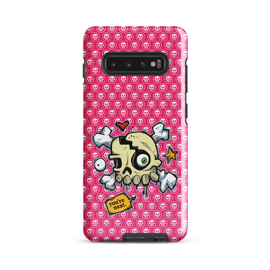 Tough case for Samsung® - PINK Skulls