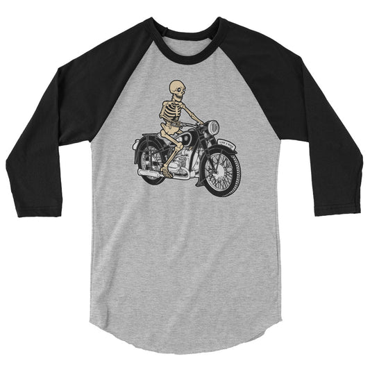 Skeleton Rider 1936 R66 - 3/4 sleeve raglan shirt