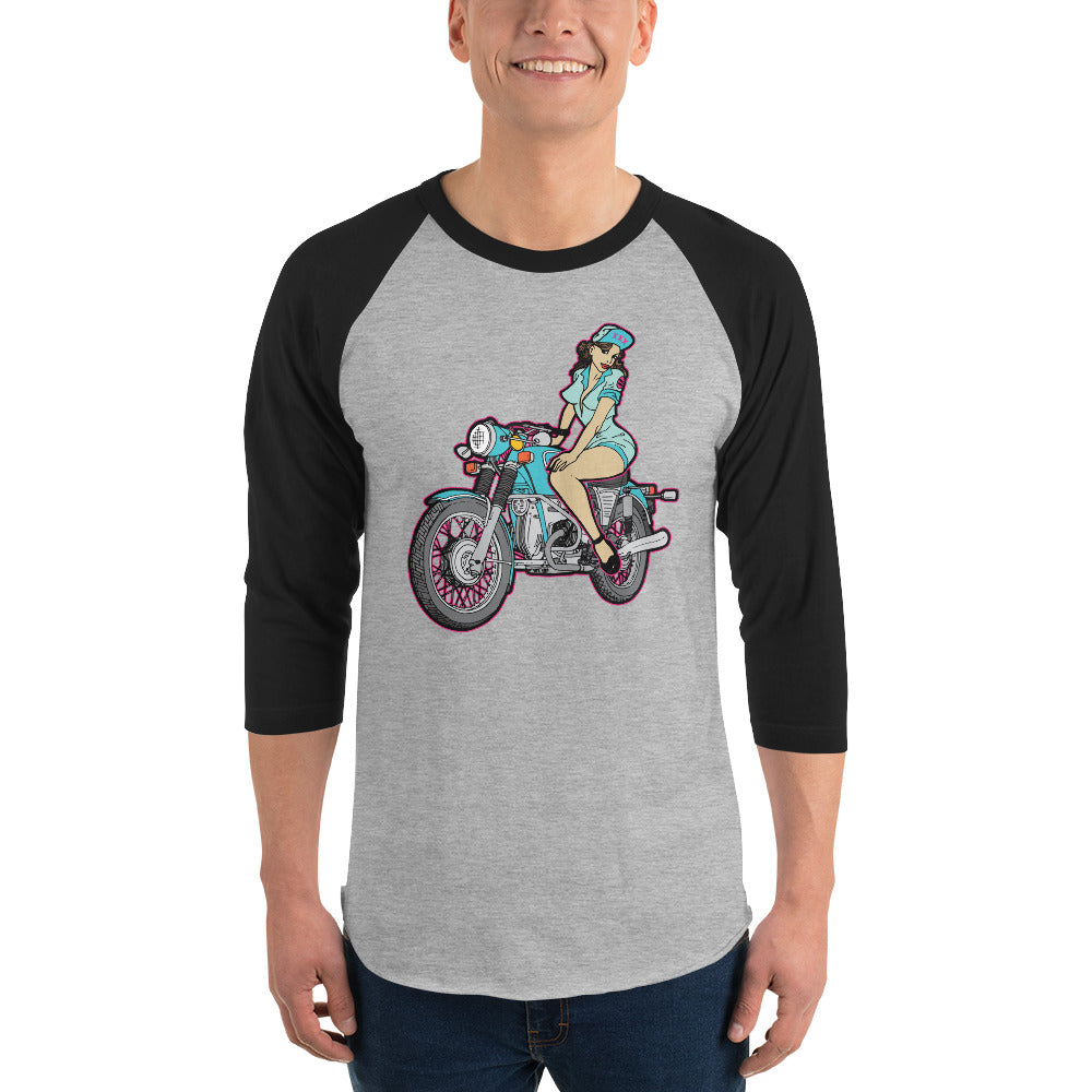 XXX (30th) Rider - 3/4 sleeve raglan shirt