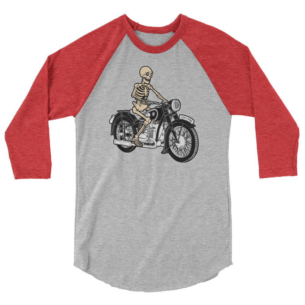 Skeleton Rider 1936 R66 - 3/4 sleeve raglan shirt