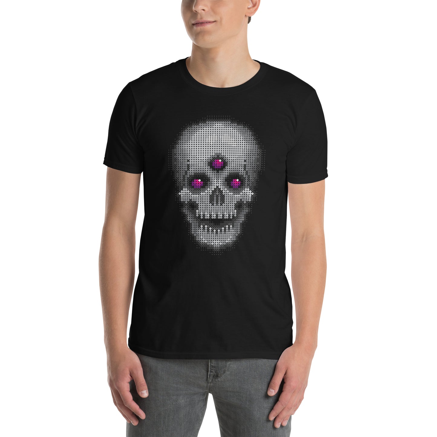 Fusebead Skull {GREY} - Soft Unisex Tee