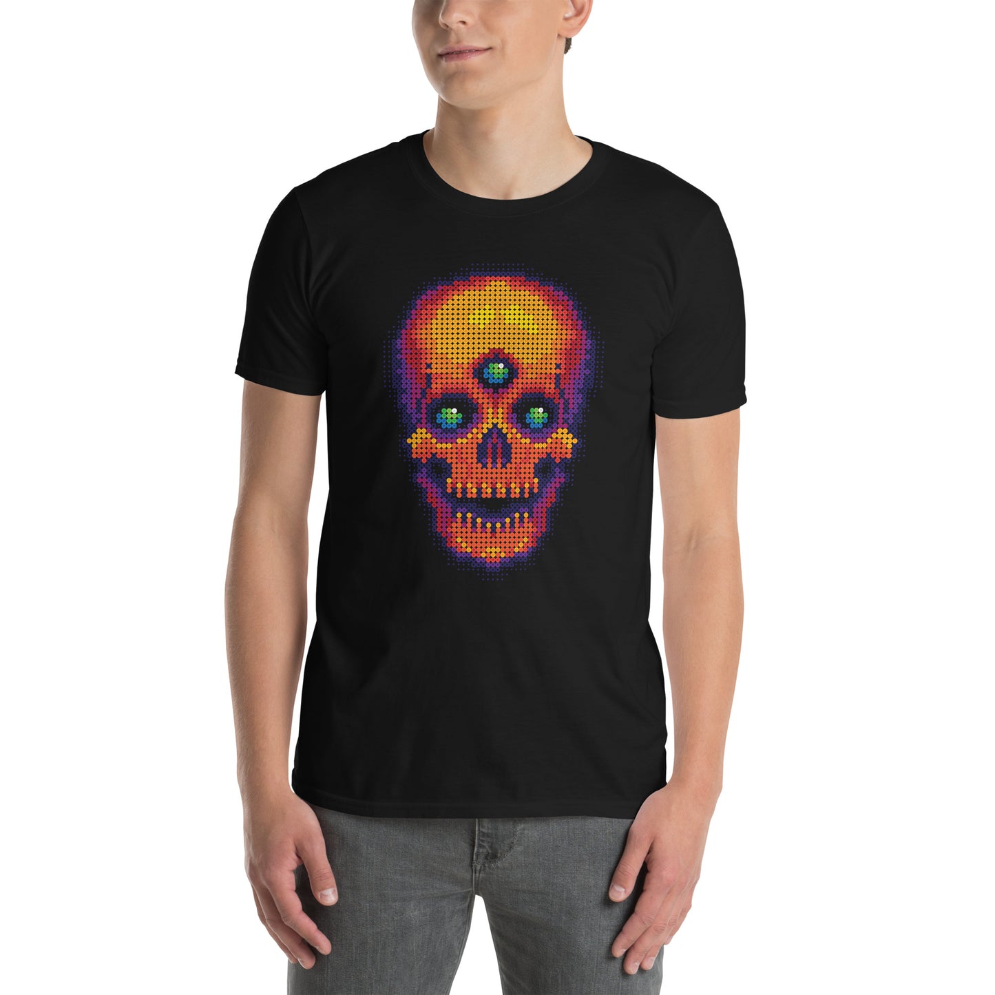 Fusebead Skull {ORANGE} - Soft Unisex Tee